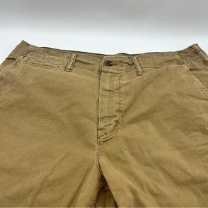 American Eagle Next Level Flex Chino Shorts Men's Size 34 Beige Cotton Blend.
